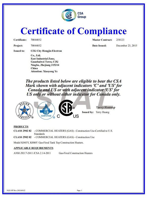 Certification